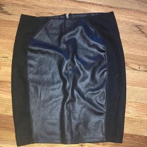 Black Leather Skirt
